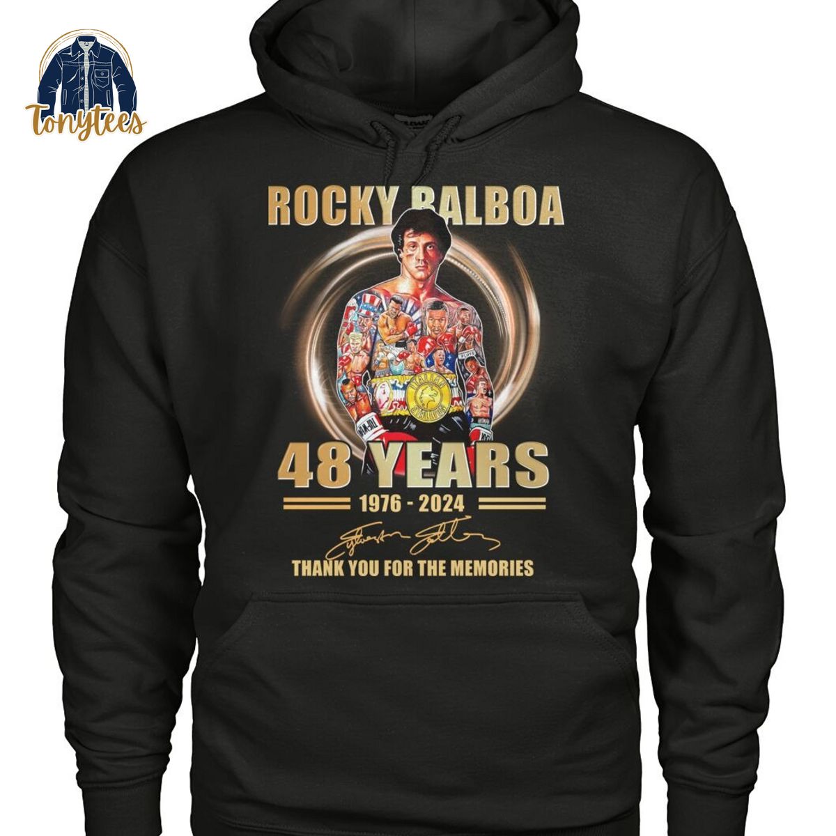 Rocky Raboa 48 years thank you for the memories shirt