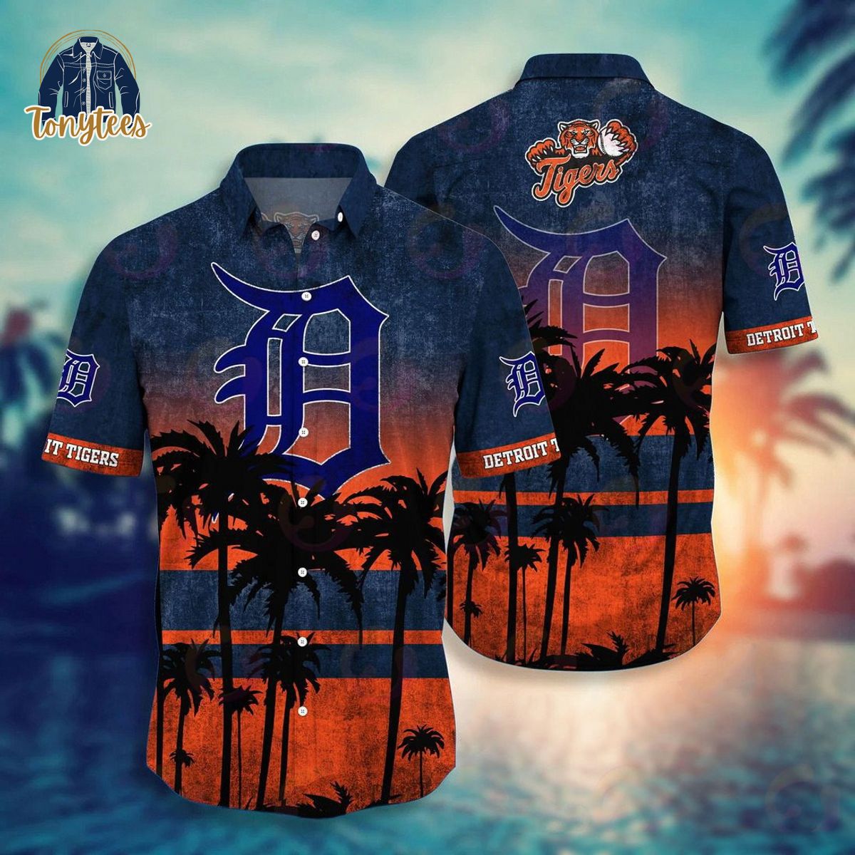 Detroit Tigers MLB Hawaii Shirt Summer 2024 Tropical