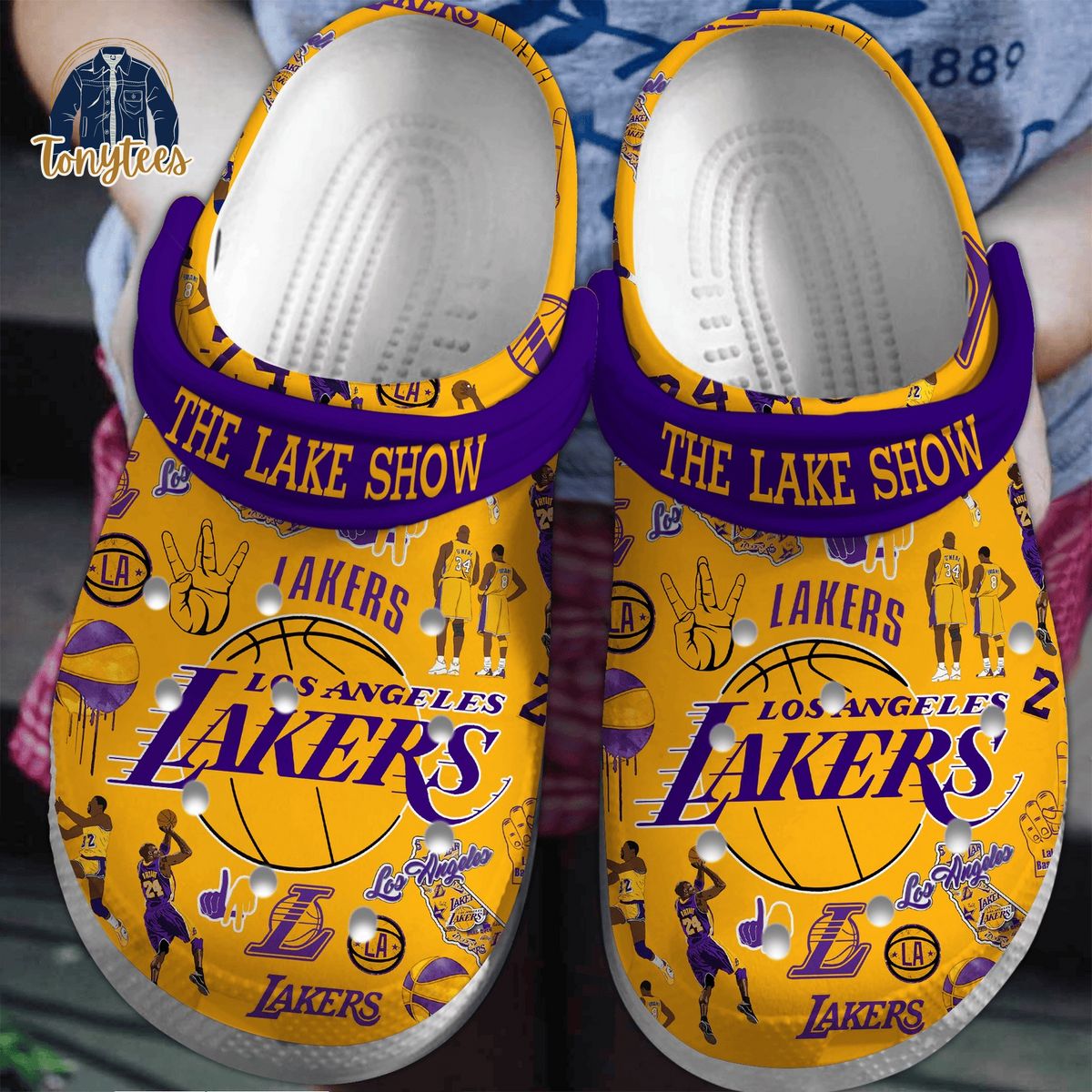 Los Angeles Lakers The Lake Show Crocs Crocband