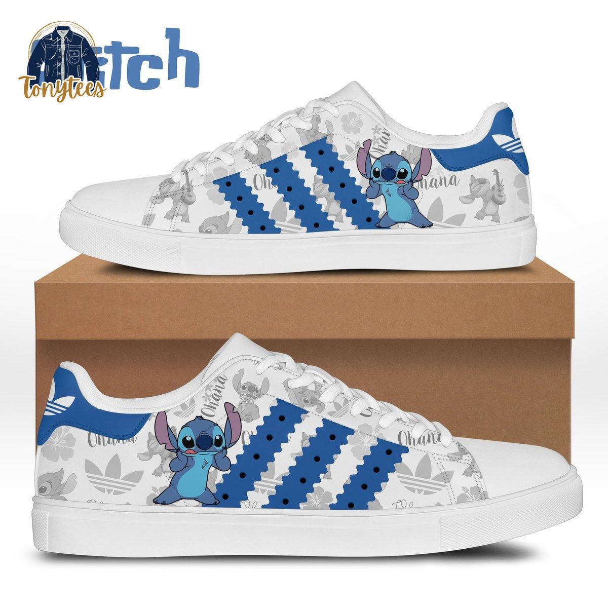 Stitch Ohana adidas stan smith shoes
