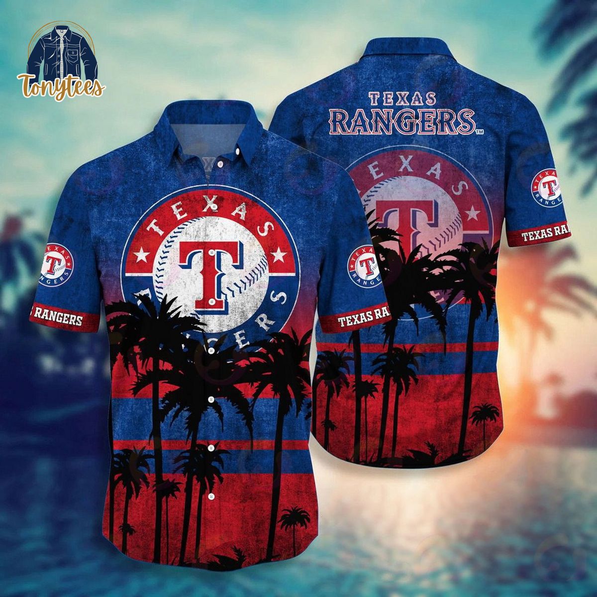 Texas Rangers MLB Hawaii Shirt Summer 2024 Tropical