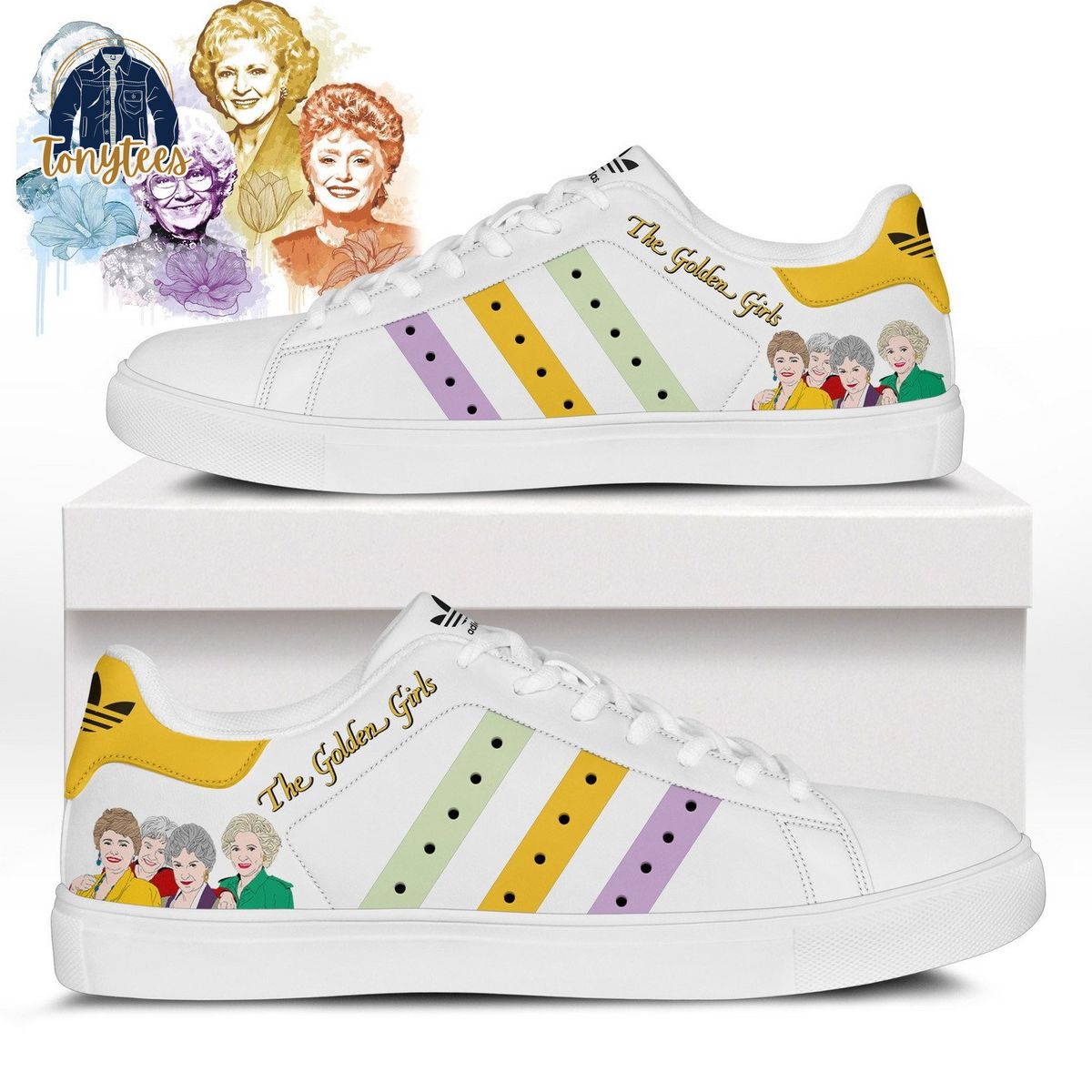 The Golden Girls adidas stan smith shoes