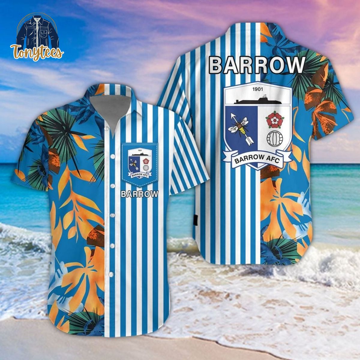 Barrow AFC Tropical Summer Hawaiian Shirt