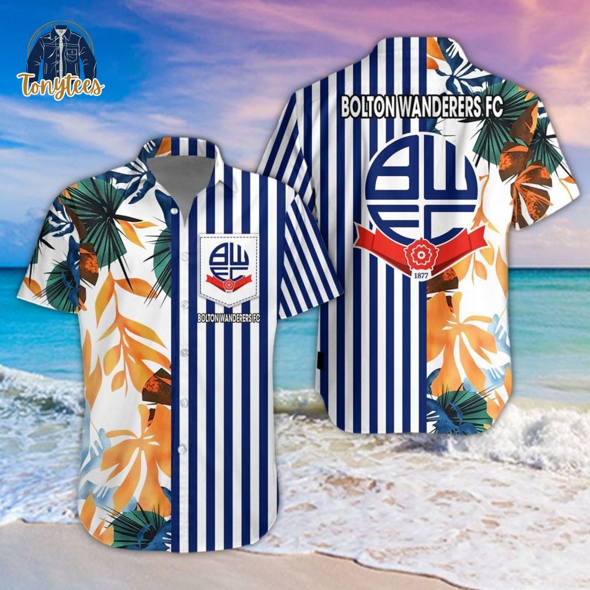 Bolton Wanderers Summer Hawaiian Shirt