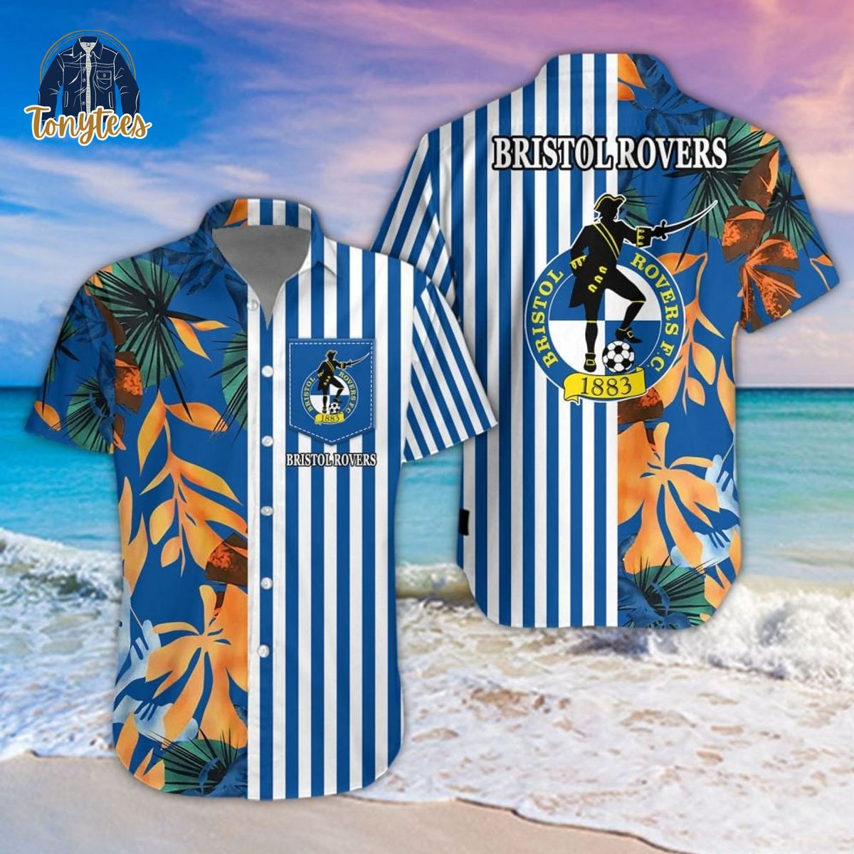 Bristol Rovers Tropical Summer Hawaiian Shirt