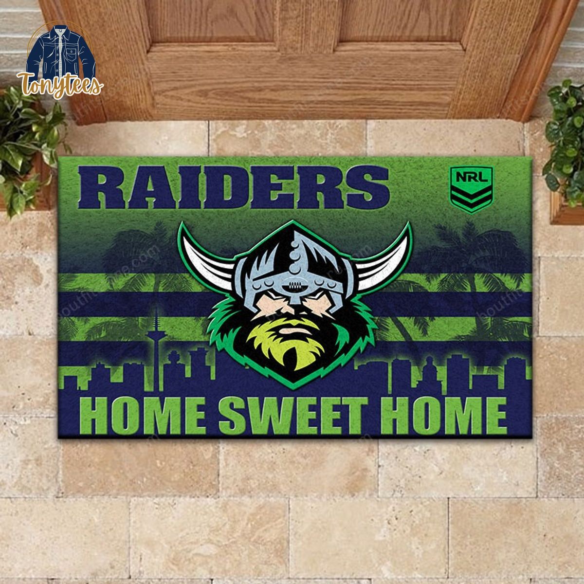 Canberra Raiders Home Sweet Home Doormat