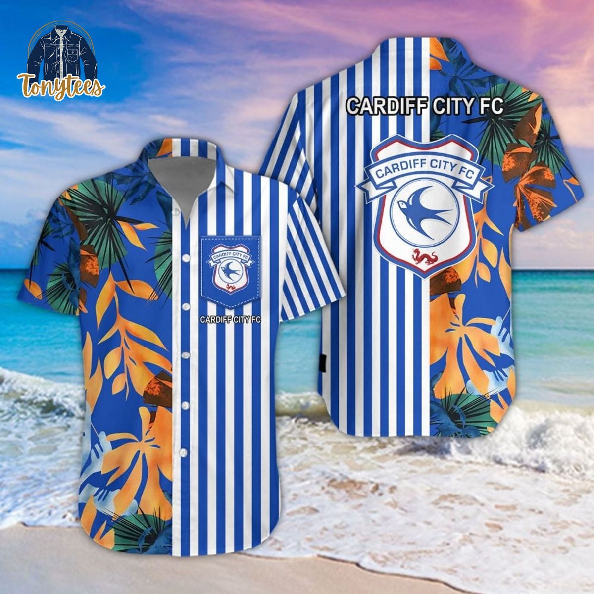 Cardiff City F.C Tropical Summer Hawaiian Shirt