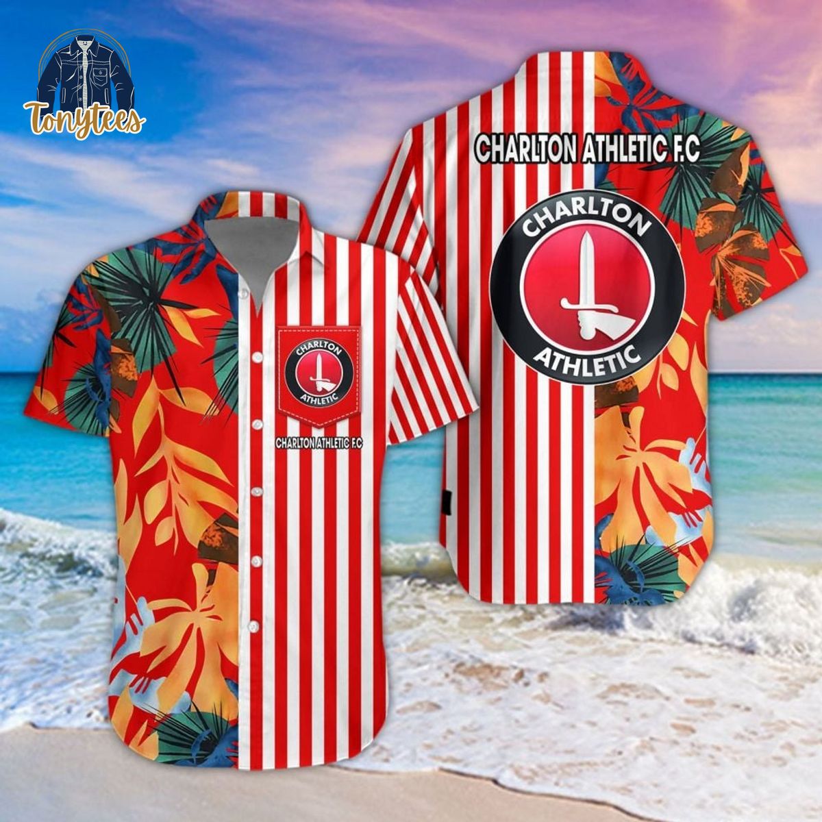 Charlton Athletic F.C Summer Hawaiian Shirt