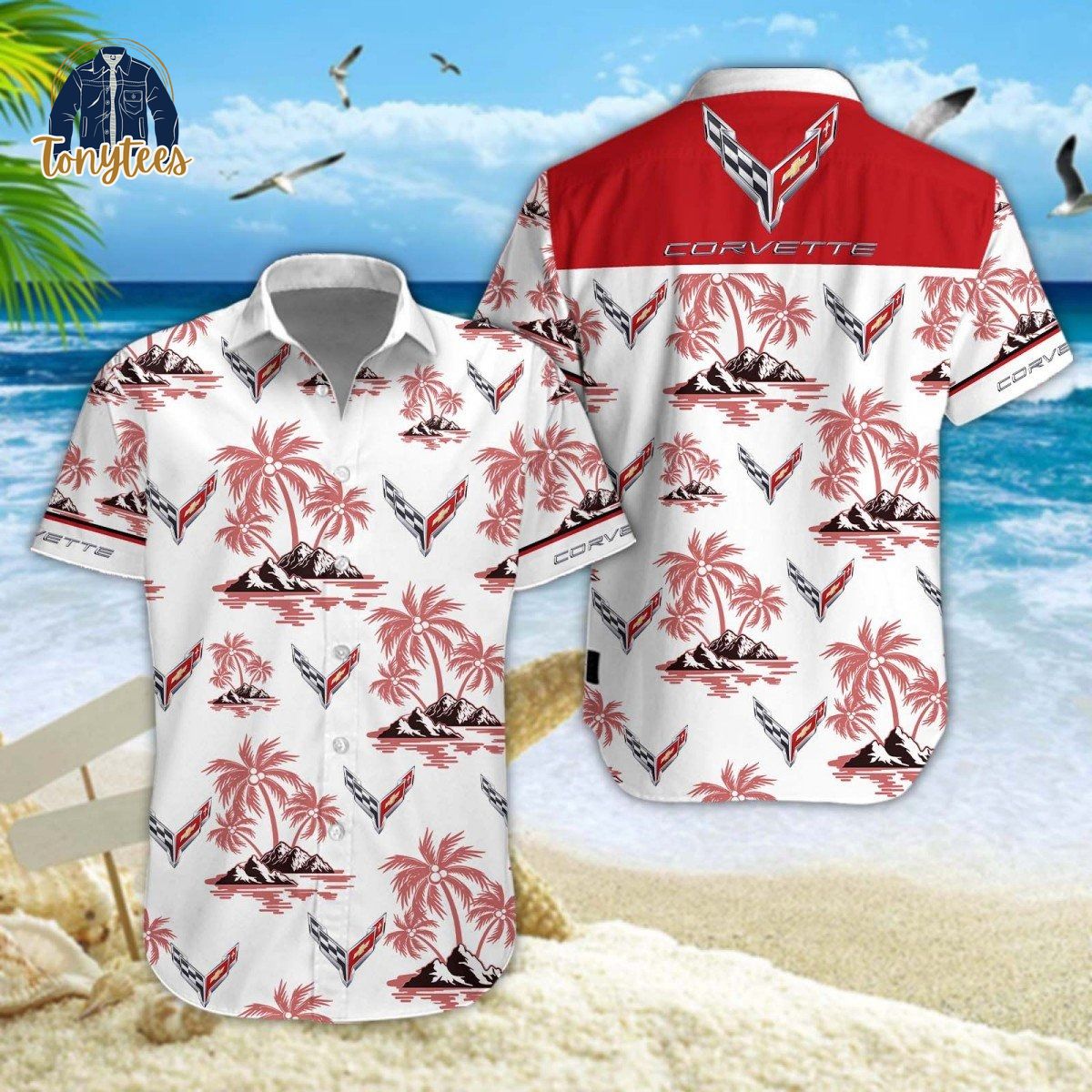 Chevrolet Corvette Tropical Summer Hawaiian Shirt