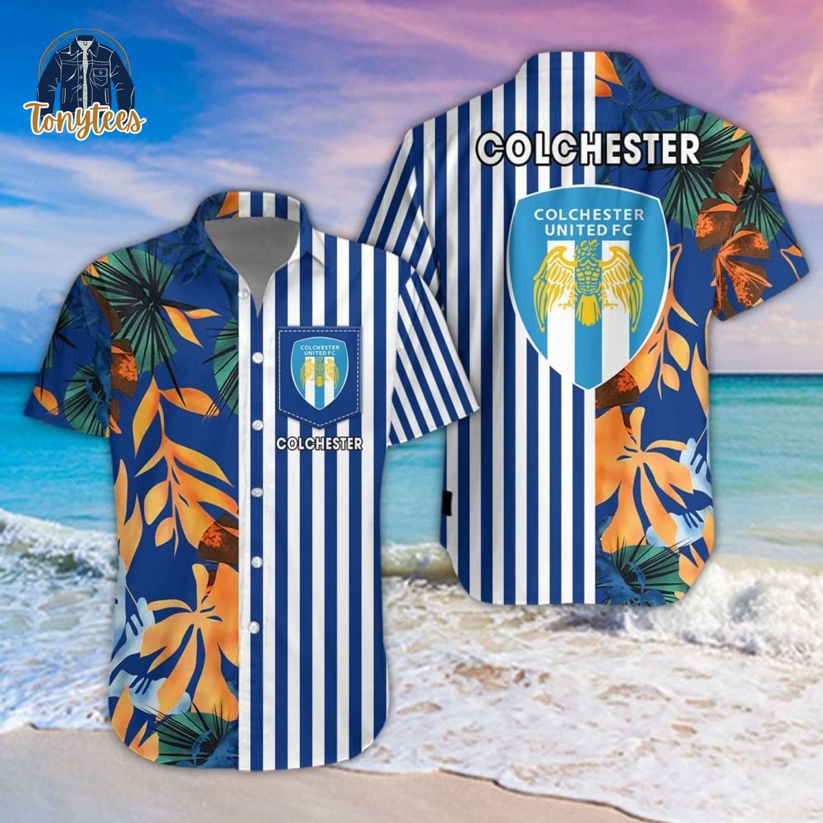 Colchester United Tropical Summer Hawaiian Shirt