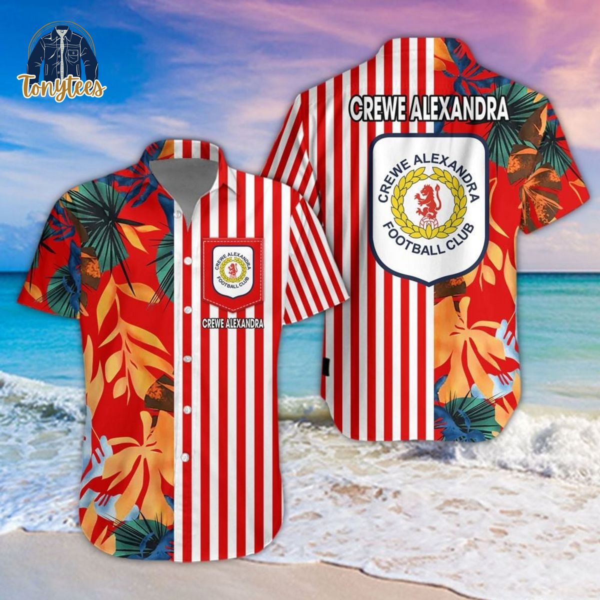 Crewe Alexandra F.C Tropical Summer Hawaiian Shirt