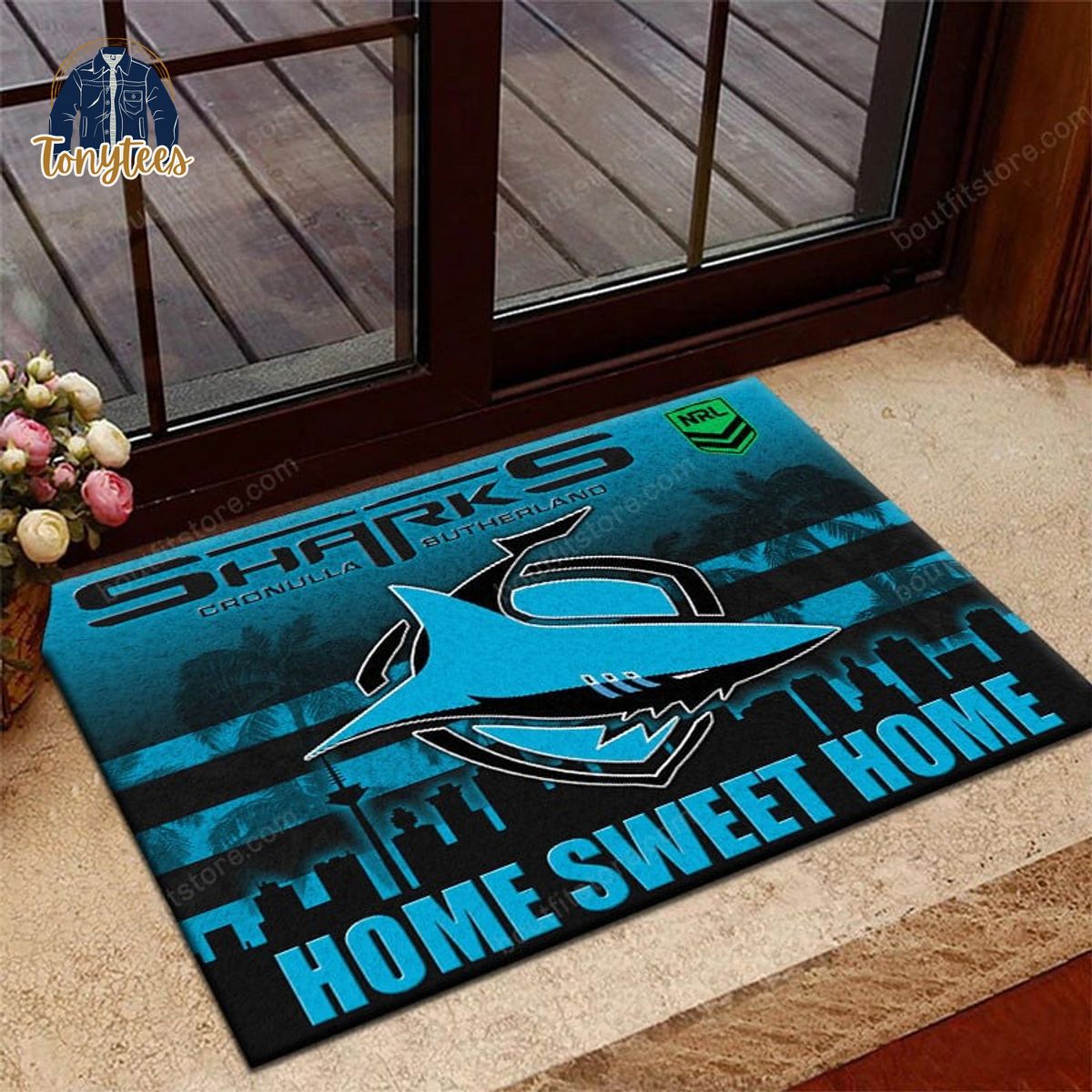 Cronulla Sharks Home Sweet Home Doormat