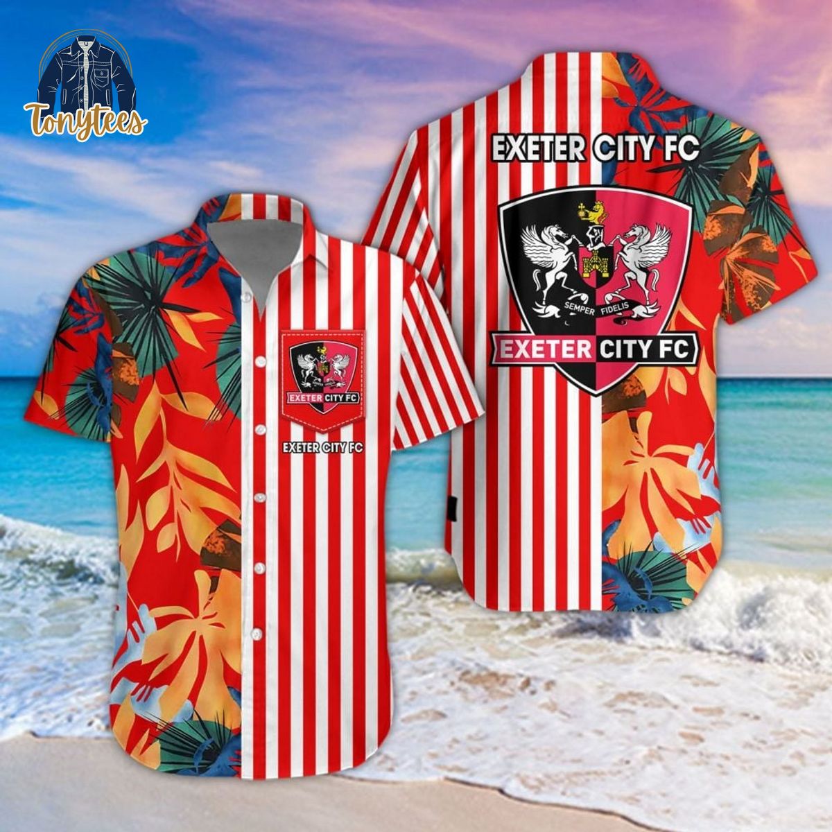 Exeter City Tropical Summer Hawaiian Shirt