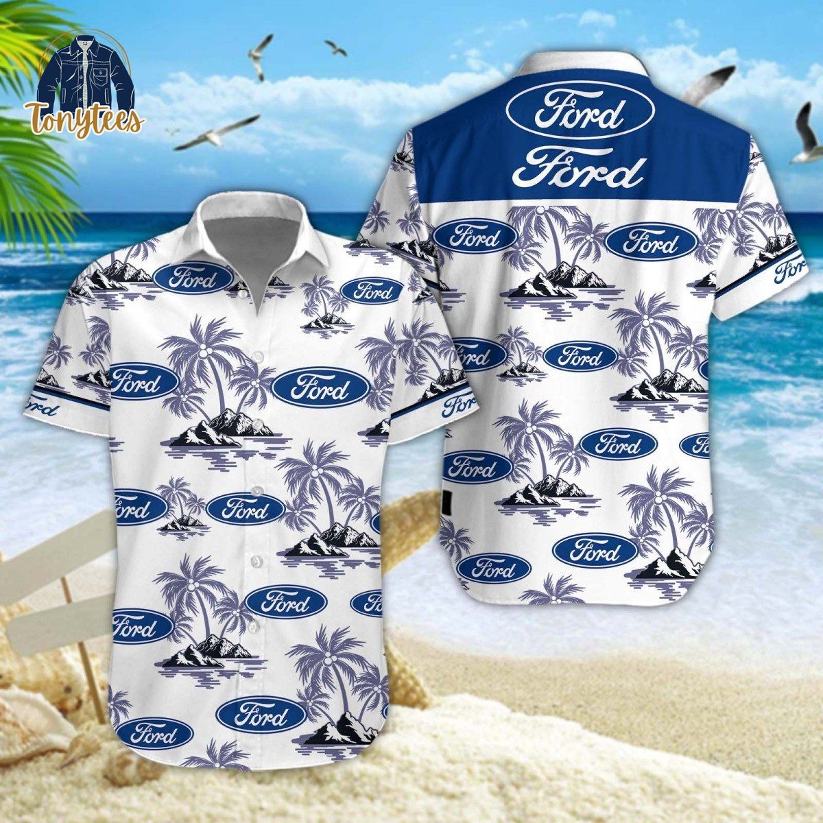 Ford Tropical Summer Hawaiian Shirt