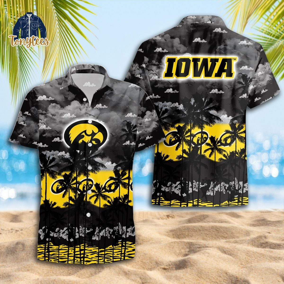 Iowa Hawkeyes 3D hawaii shirt