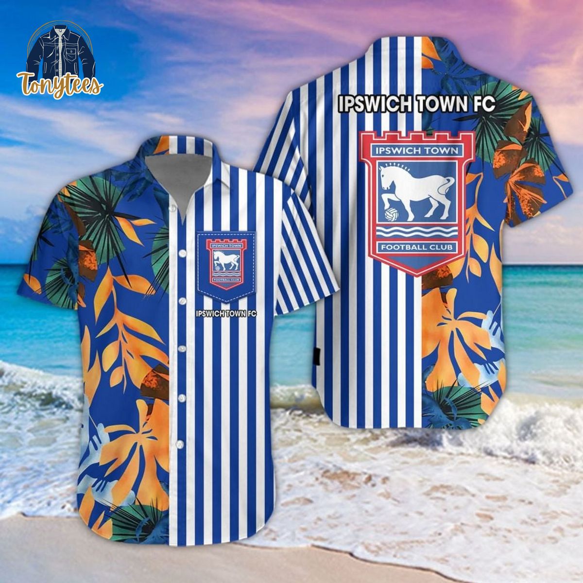 Ipswich Town FC Summer Hawaiian Shirt