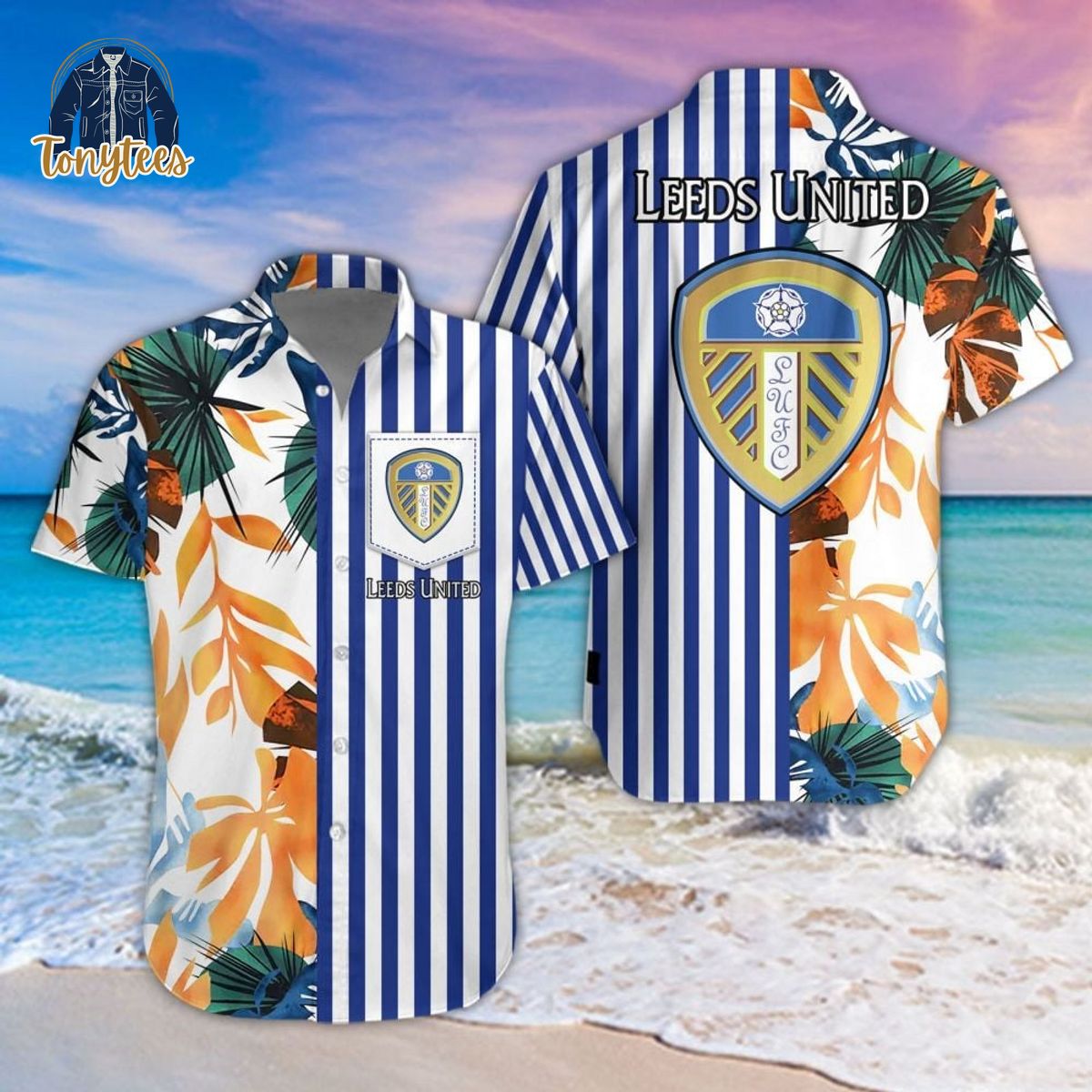 Leeds United FC Summer Hawaiian Shirt