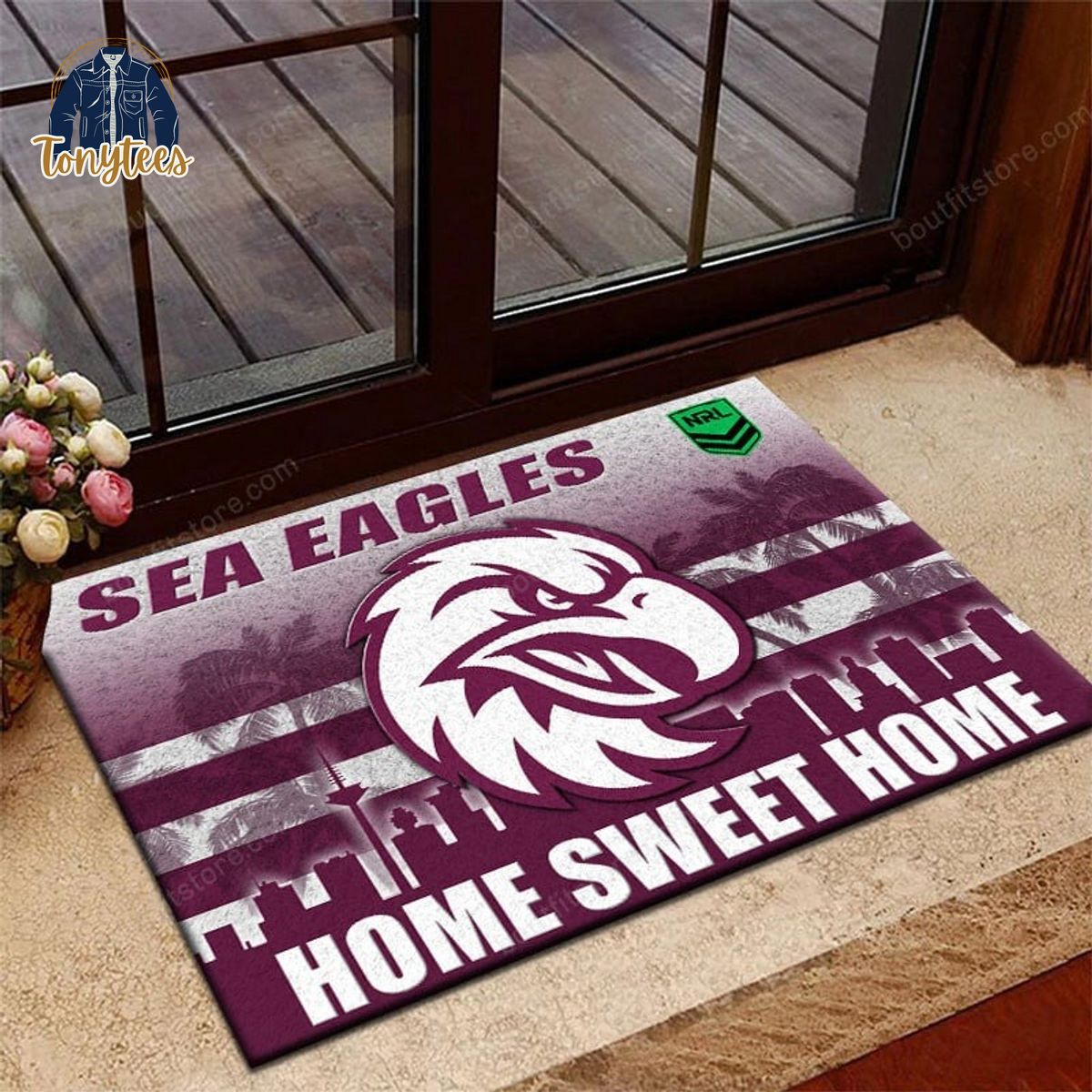 Manly Warringah Sea Eagles Home Sweet Home Doormat