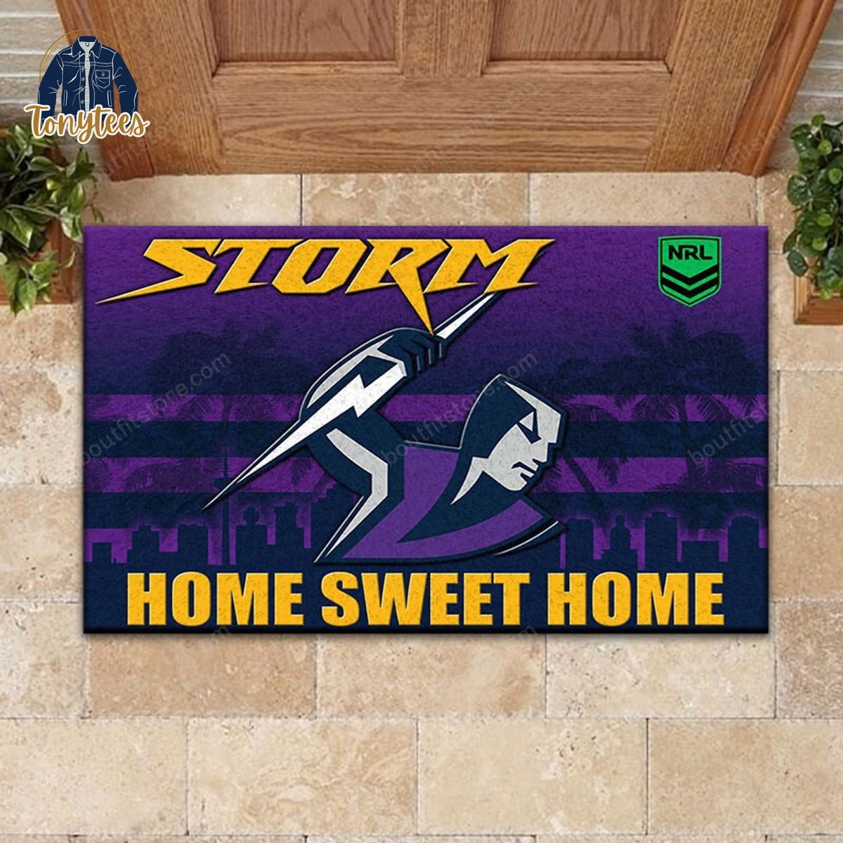 Melbourne Storm Home Sweet Home Doormat