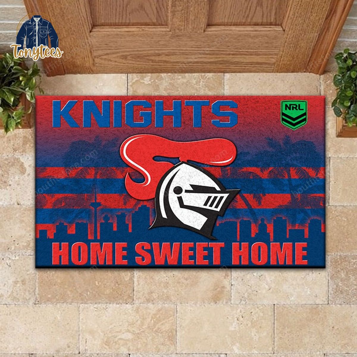 Newcastle Knights Home Sweet Home Doormat