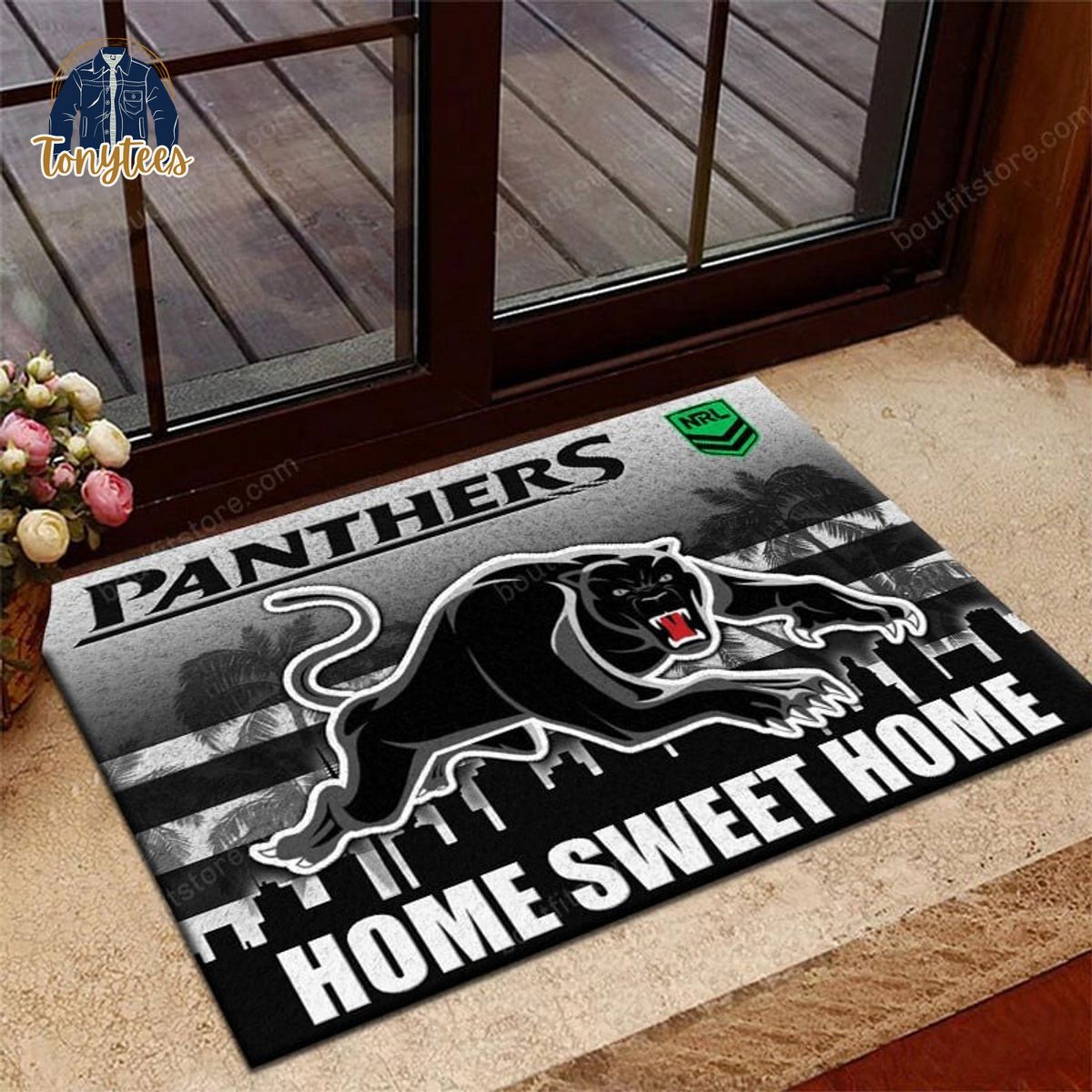 Penrith Panthers Home Sweet Home Doormat