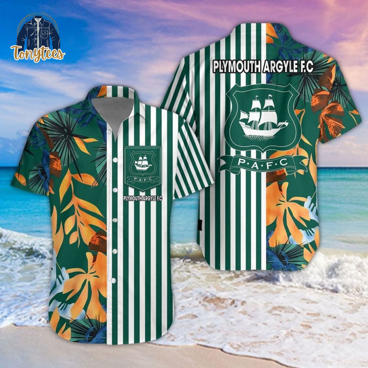 Plymouth Argyle F.C Summer Hawaiian Shirt