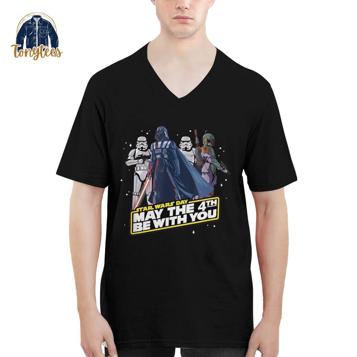 Star Wars day May the 4th be with you shirt