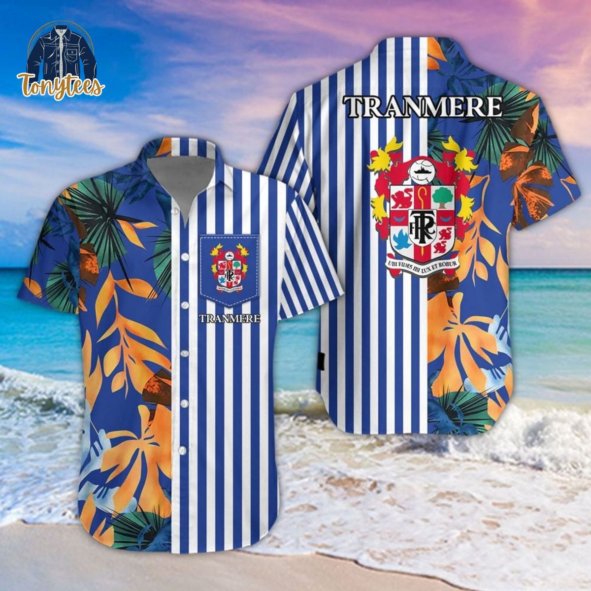 Tranmere Rovers Tropical Summer Hawaiian Shirt