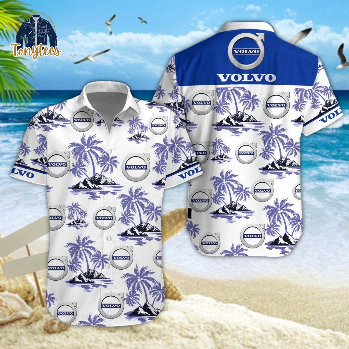 Volvo Tropical Summer Hawaiian Shirt