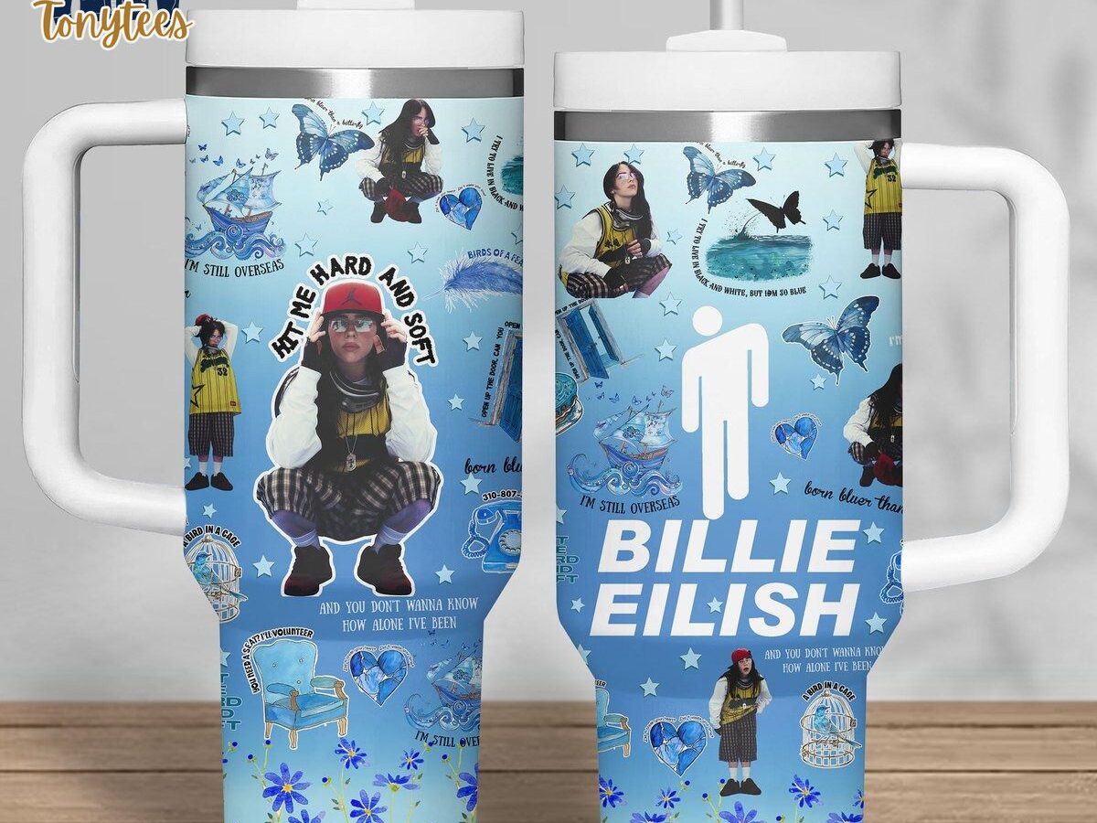 BEST SELLER Billie Eilish Hit Me Hard and Soft Stanley Cup Tumbler