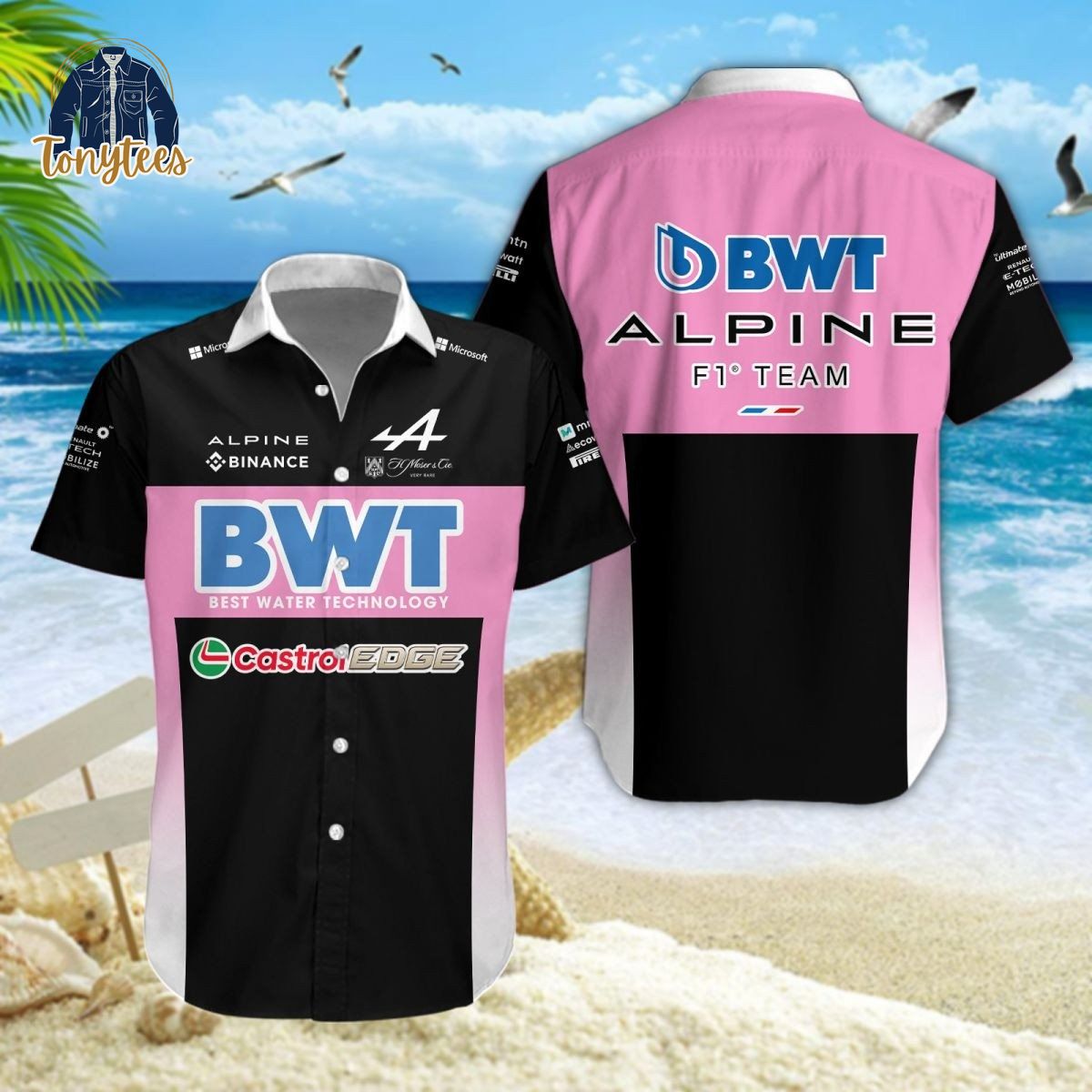 BWT Alpine F1 Team Hawaiian Shirt