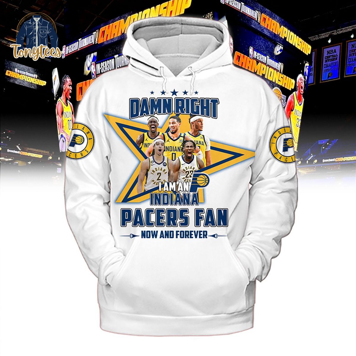 Indiana Pacer Fan Now And Forever 3d Hoodie