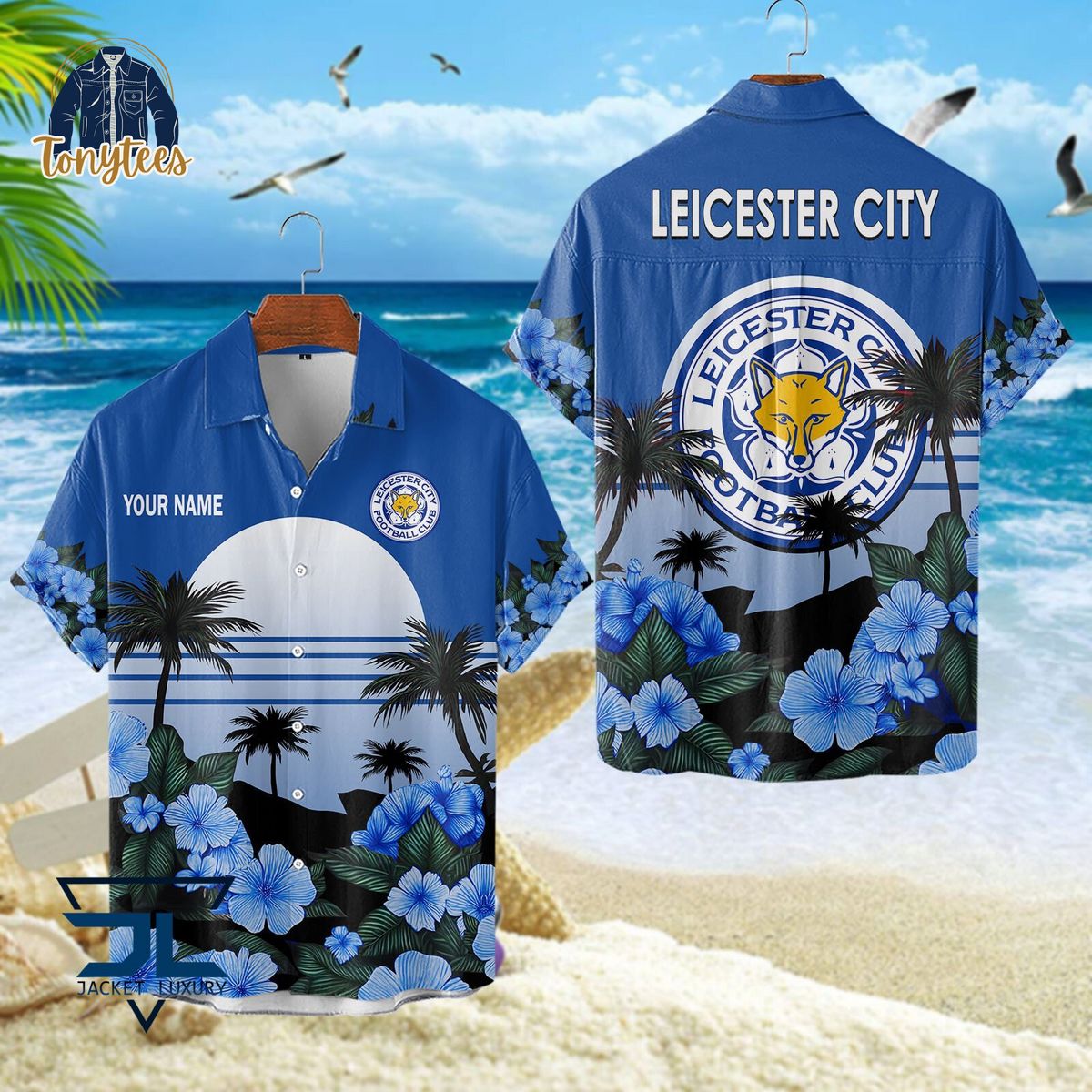 Leicester City FC Custom Name Baseball Jersey