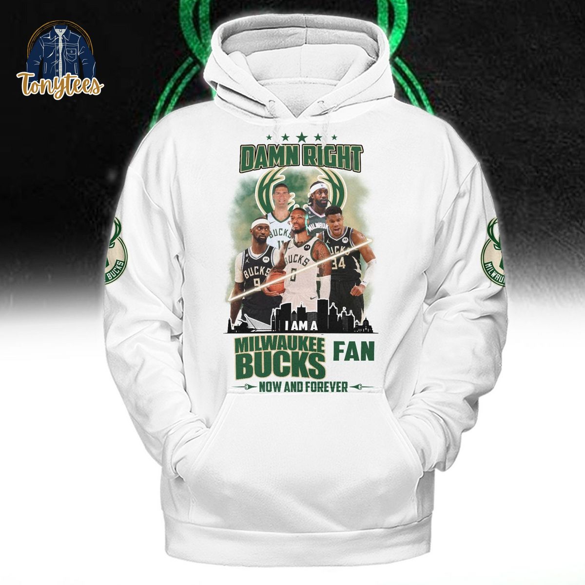 Milwaukee Bucks Fan Now And Forever 3d Hoodie