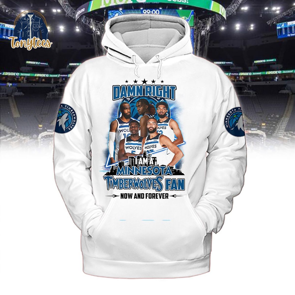 Minnesota Timberwolves Fan Now And Forever 3d Hoodie