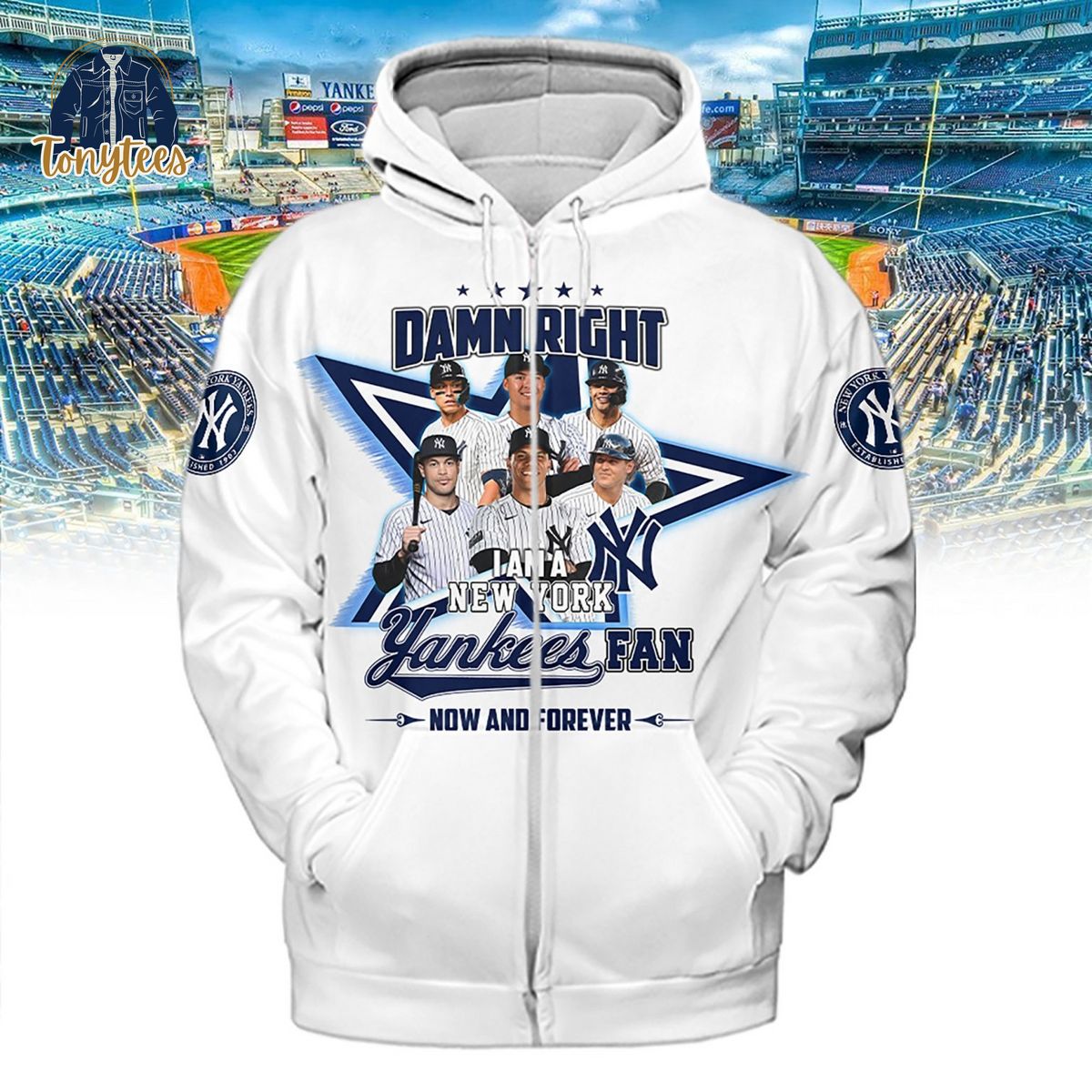 New York Yankees Fan Now And Forever 3d Hoodie