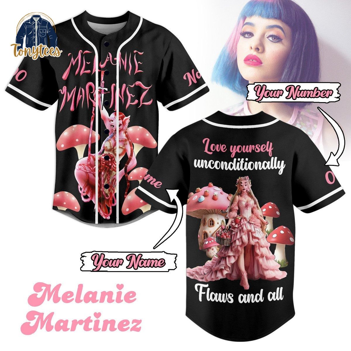 Personalized Melanie Martinez Love yourself Hawaiian Shirt