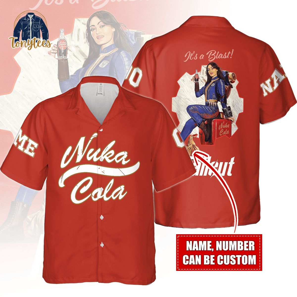Personalized Nuka Cola It’s a Blast Hawaiian Shirt