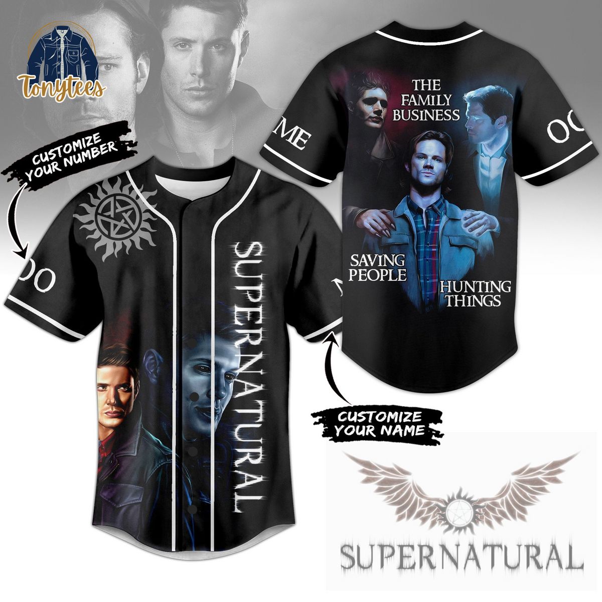 Personalized Supernatural The Family Business Baseball Jersey
