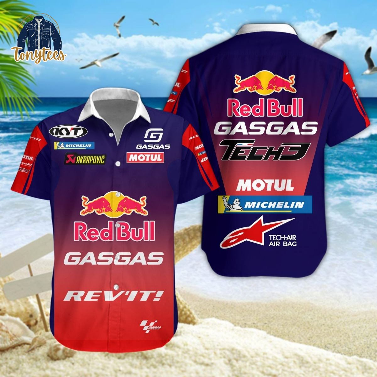 Red Bull Racing F1 Hawaiian Shirt