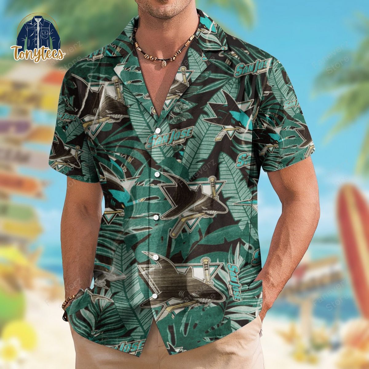 San Jose Sharks Retro Revolution 2024 Hawaiian Shirt