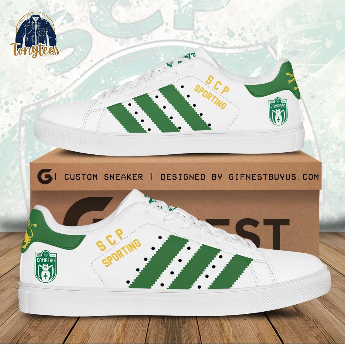 SCP Sporting Lisbon Stan Smith Shoes
