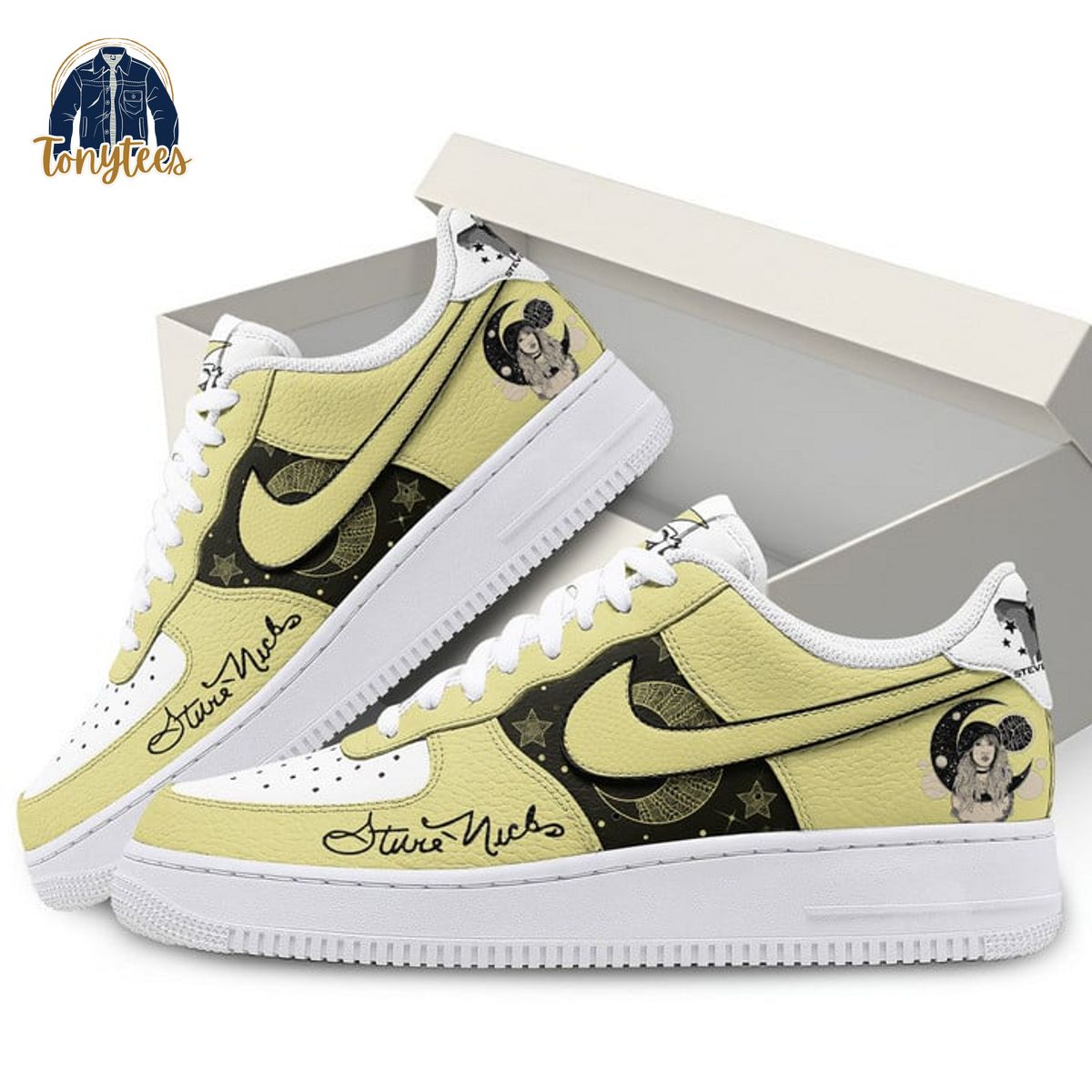 Stevie Nicks Yellow Air Force 1 Sneaker