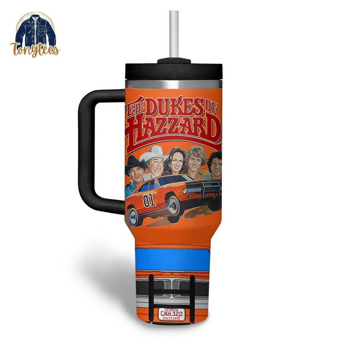 The Dukes Of Hazzard General Lee CNH 320 Stanley Tumbler