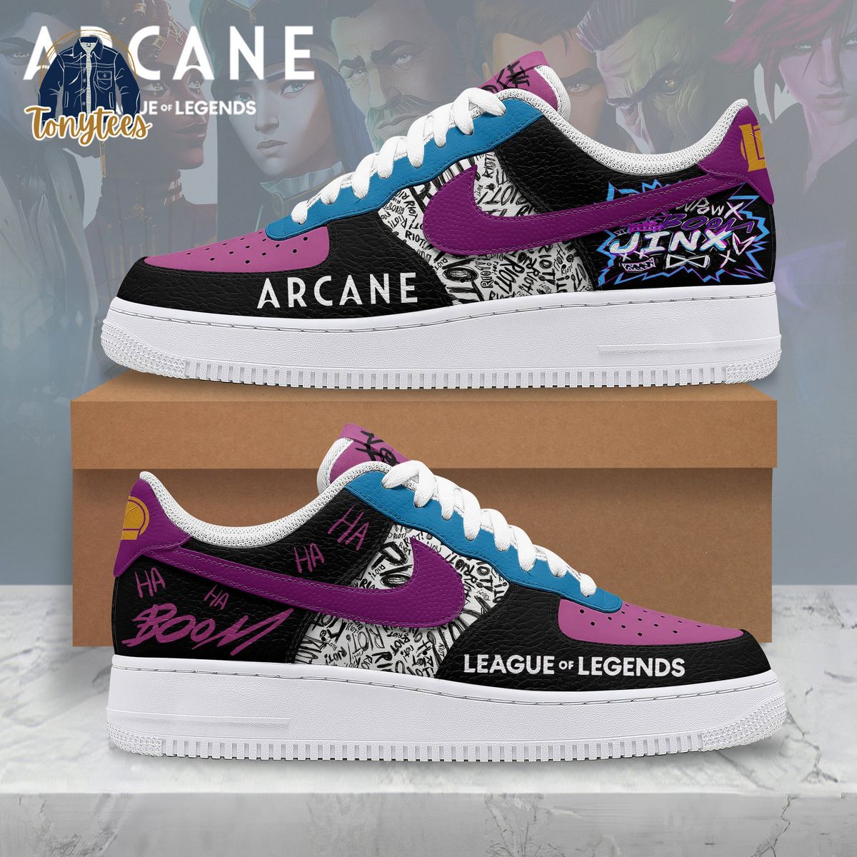 Arcane league of legends air force 1 sneaker