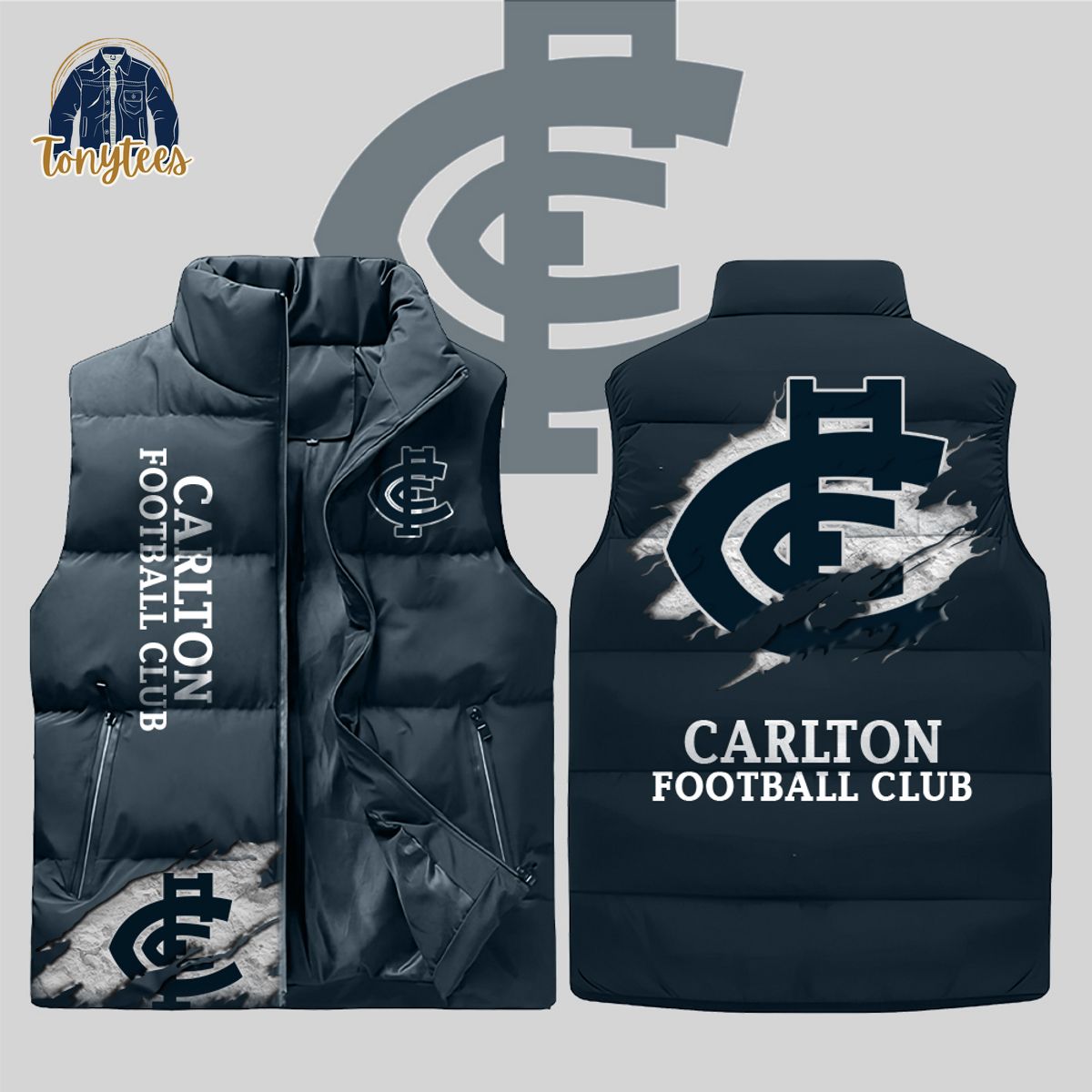 Carlton Football Club AFL Sleeveless Jacket