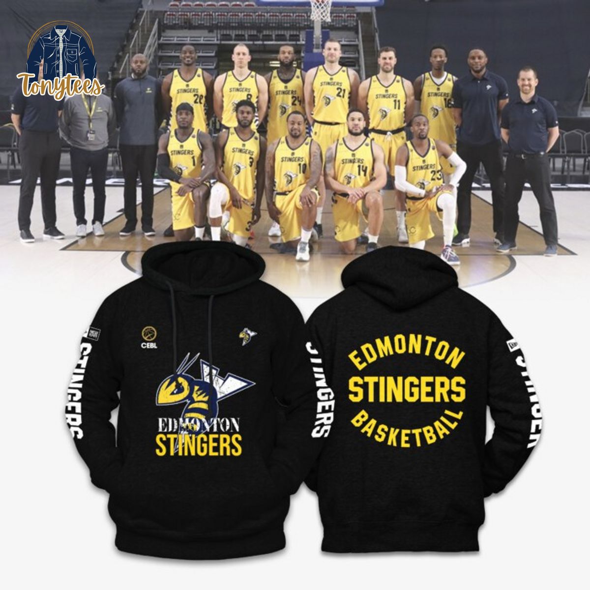 Edmonton Stingers Basketball 2024 Hoodie