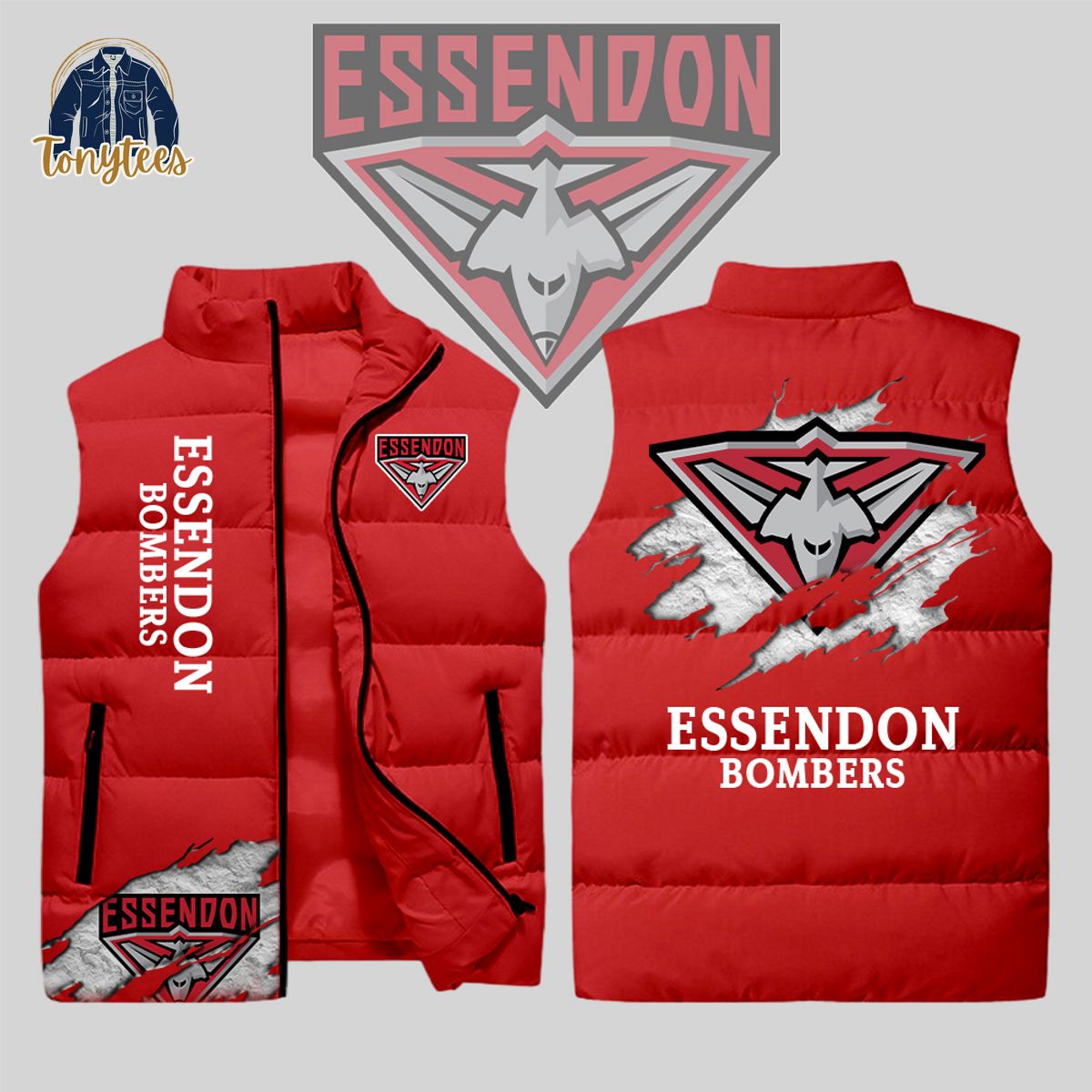 Essendon Bombers AFL Sleeveless Jacket