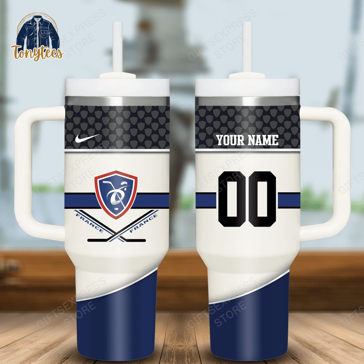 France Personalized Stanley Cup Tumbler