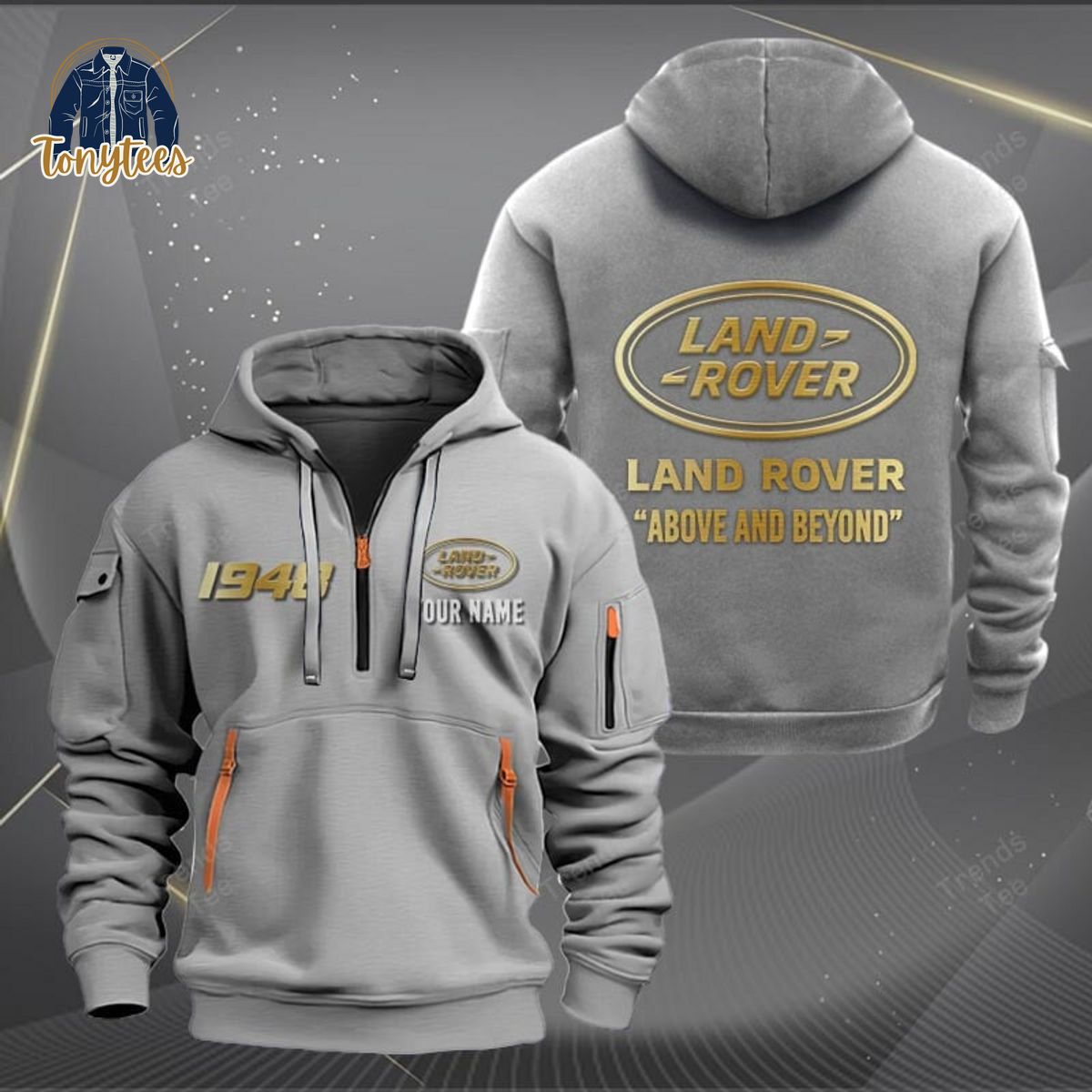 Land-Rover Above And Beyond Personalized Heavy Hoodie